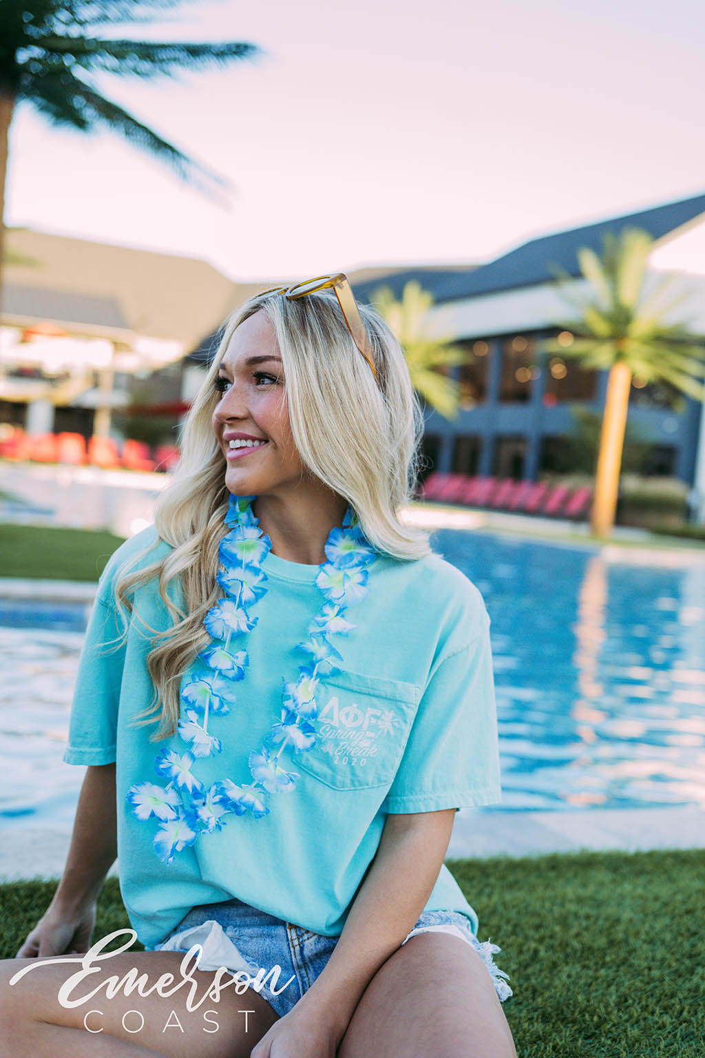 Delta Phi Epsilon Spring Break Beach Tee