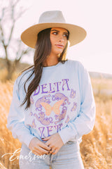 Delta Zeta Cheetah Graphic Long Sleeve