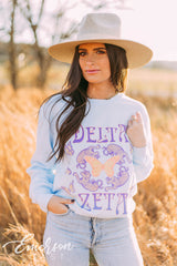 Delta Zeta Cheetah Graphic Long Sleeve