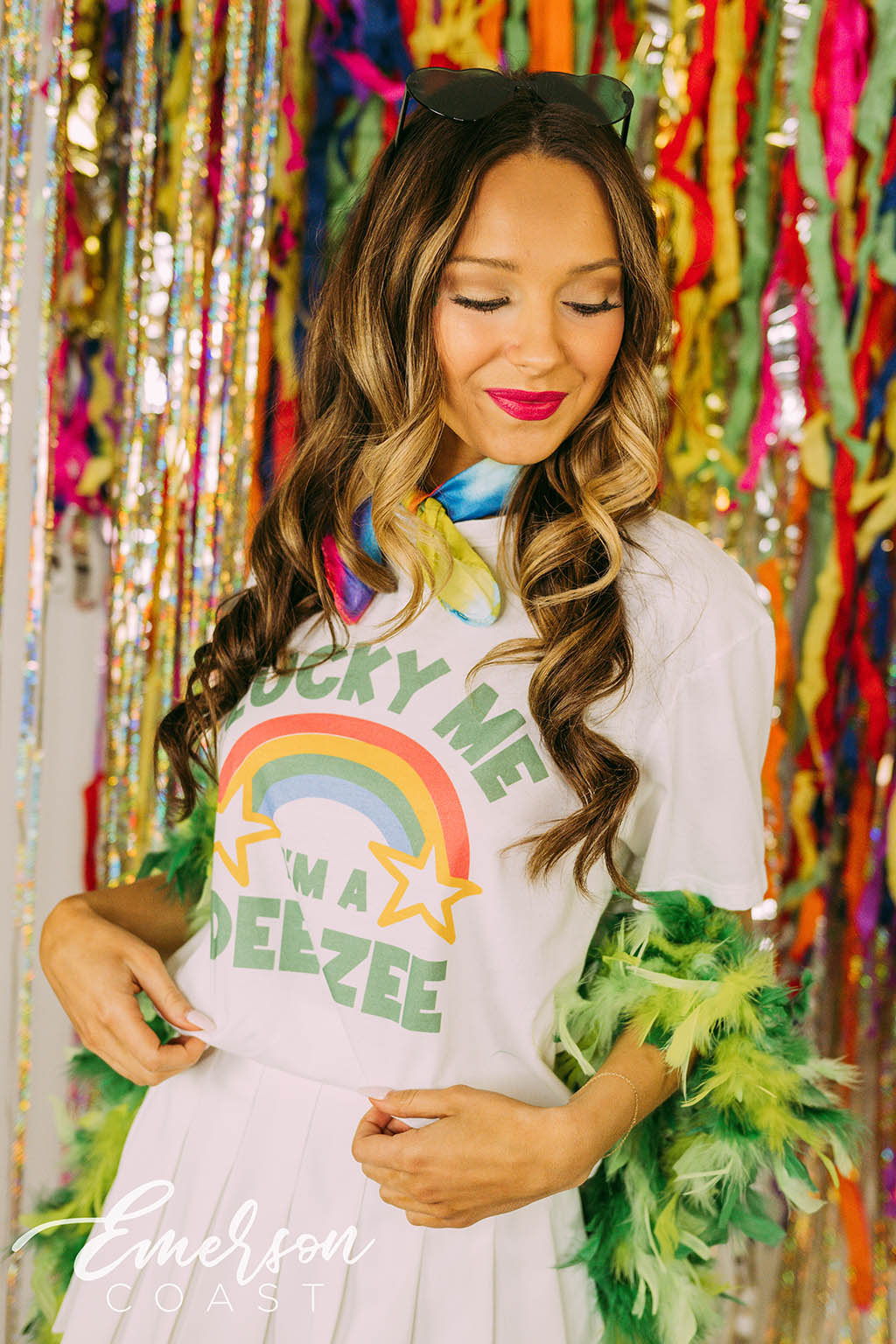 Lucky Me Im A DZ Bid Day Tee