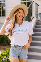 Delta Zeta Recruitment Notch Tee