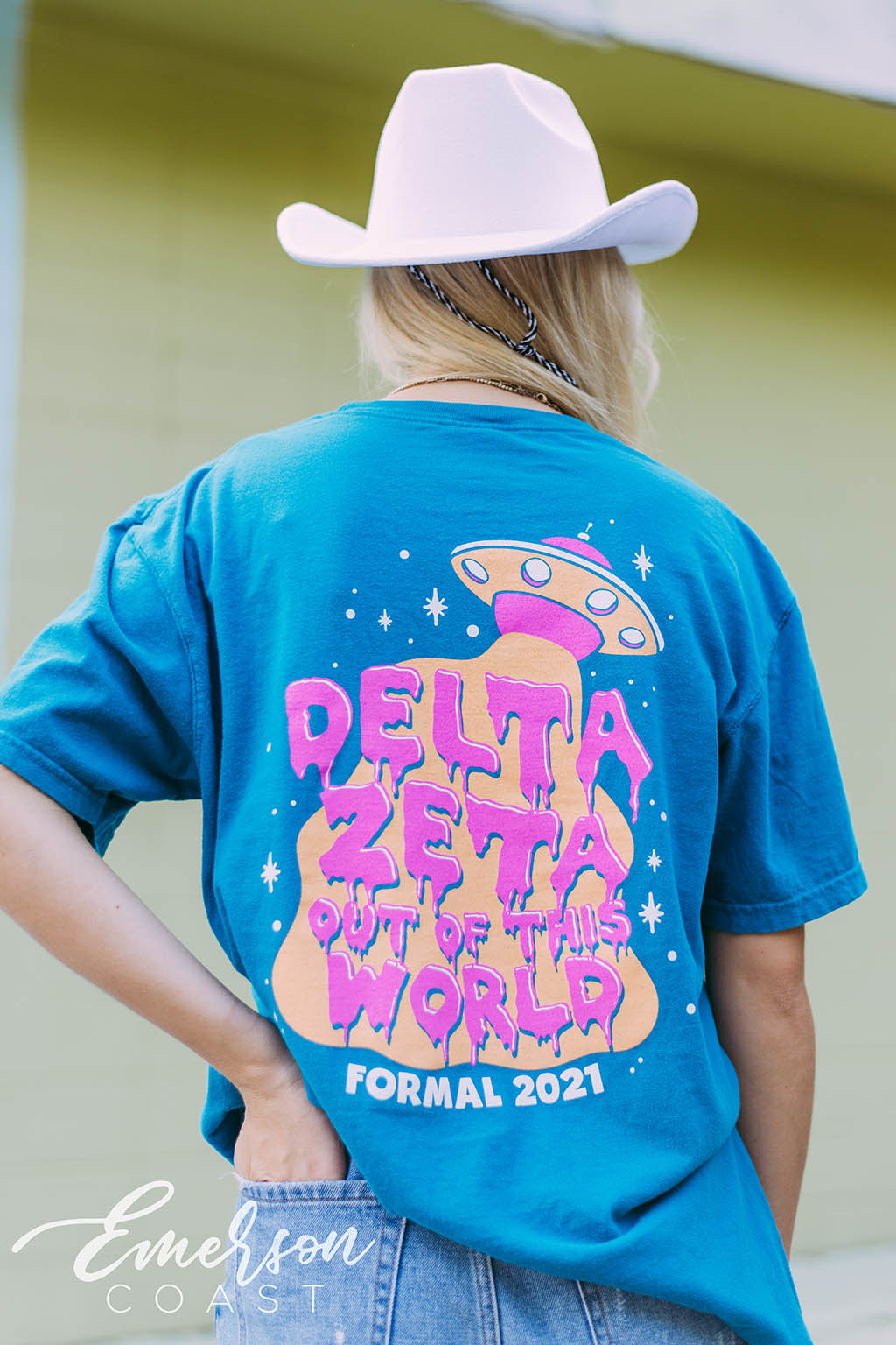 Delta Zeta Out of This World Formal Tee