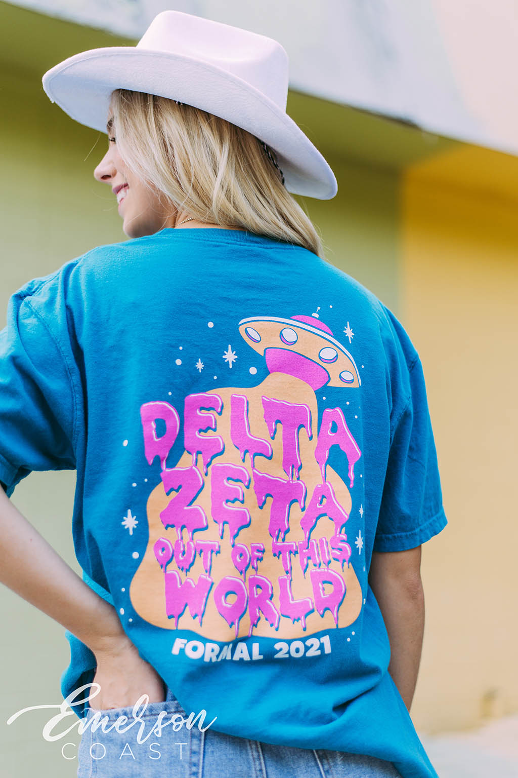 Delta Zeta Out of This World Formal Tee
