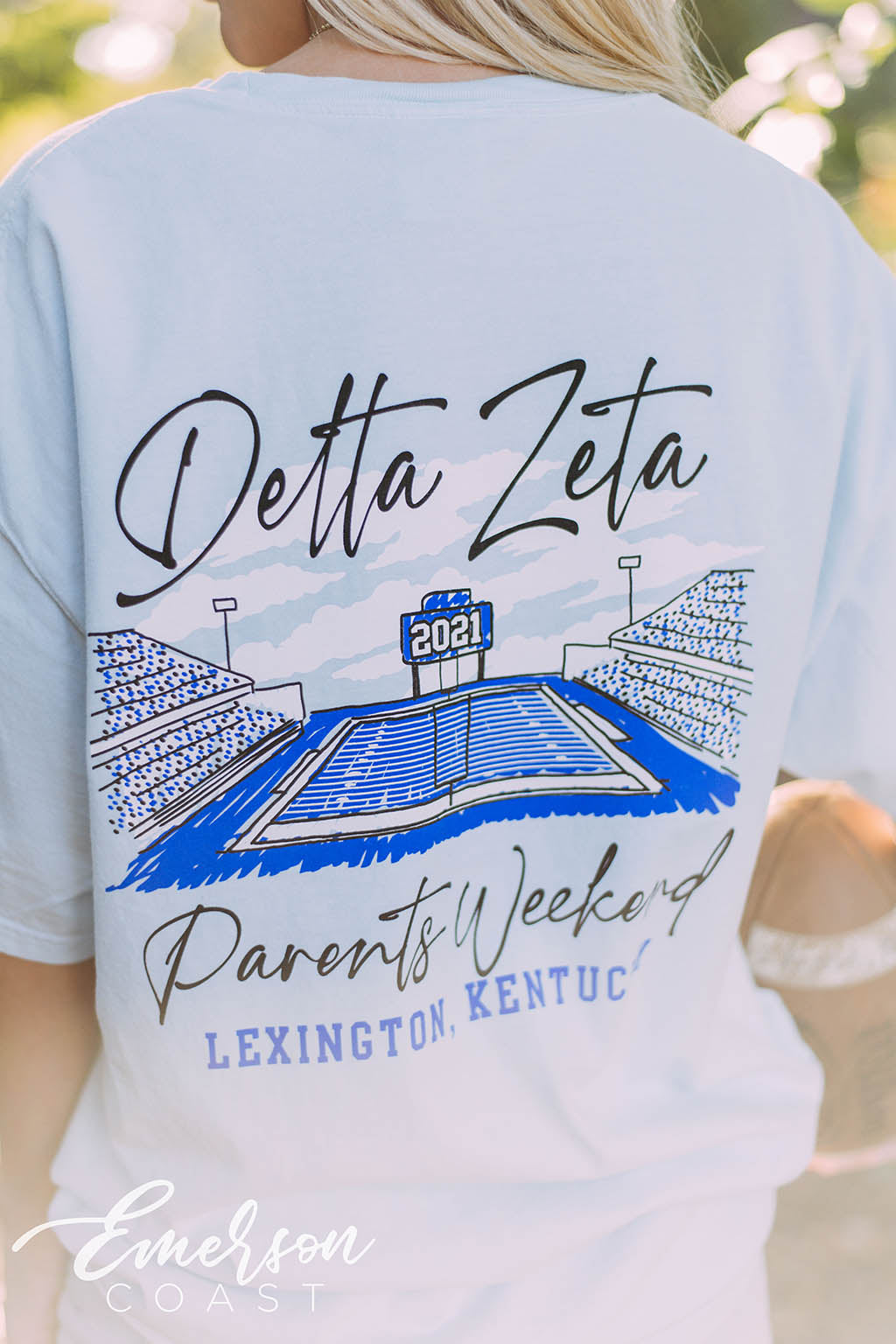Delta Zeta Stadium Parents Weekend Tee