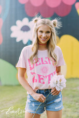 Delta Zeta Pink Flower Tshirt