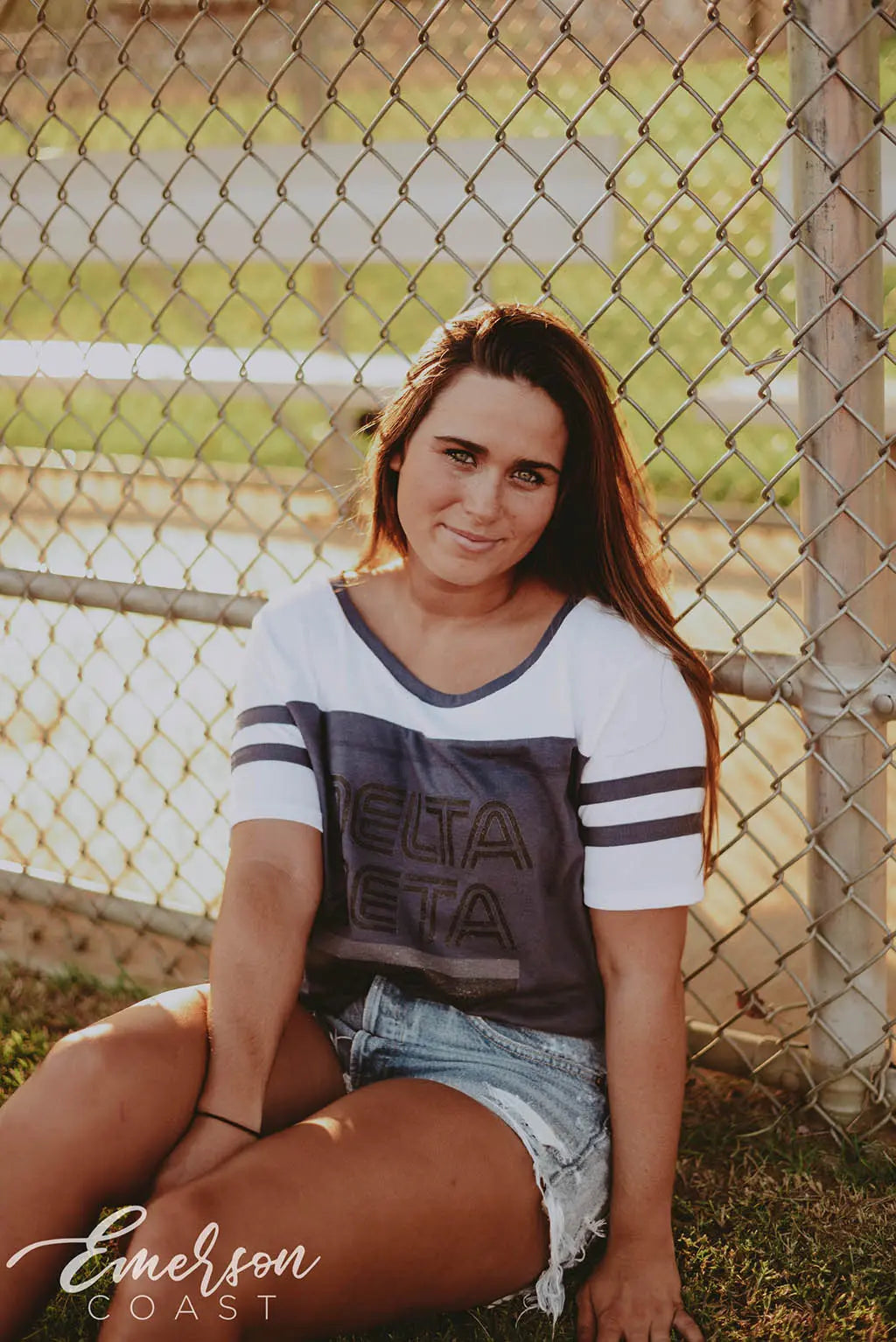 Delta Zeta Baseball PR T-shirt