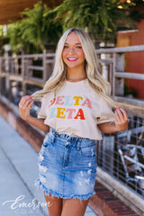 Delta Zeta Colorful Recruitment Tee