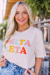 Delta Zeta Colorful Recruitment Tee