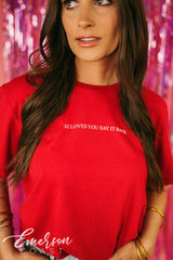 DZ Loves You Say It Back Valentines Mixer Tee