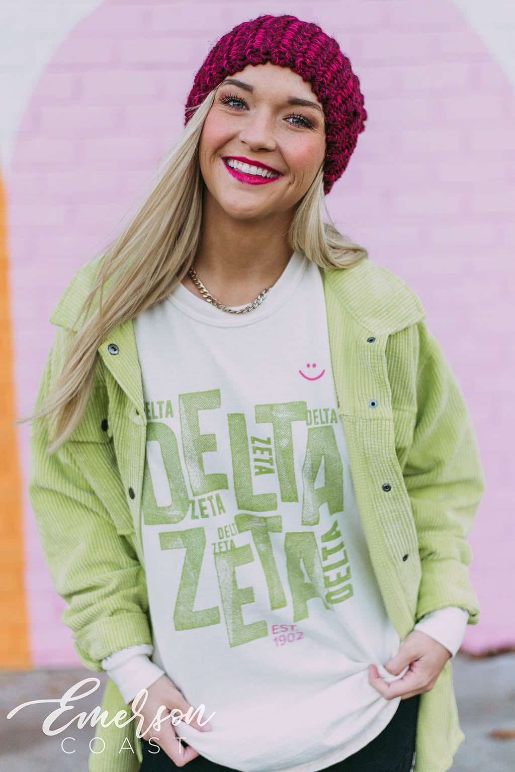 Delta Zeta Ivory Long Sleeve Tee