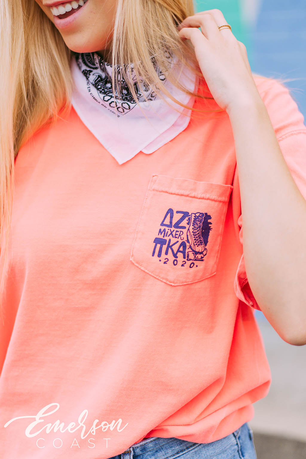 Delta Zeta Rollin With The Pikes Tee