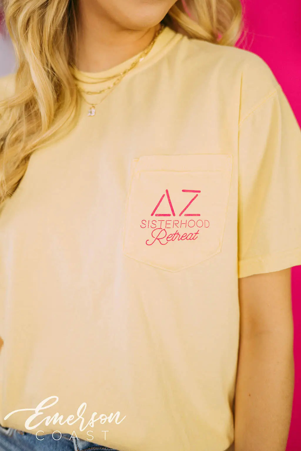 Delta Zeta Hollywood Sisterhood Retreat Tee