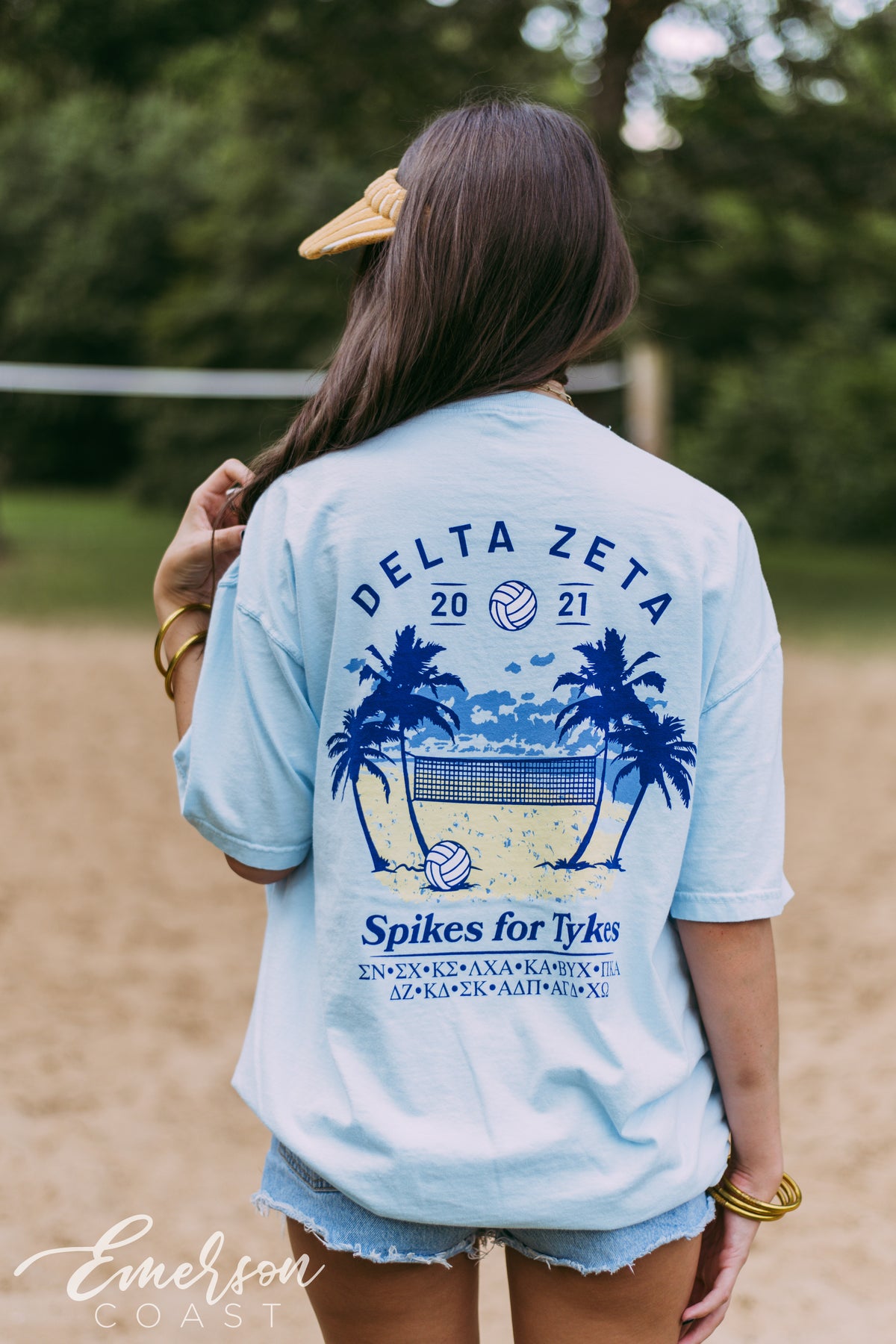 Delta Zeta Spikes for Tykes Philanthropy Tee