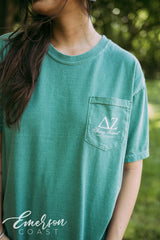 Delta Zeta Spring Formal Green Tee