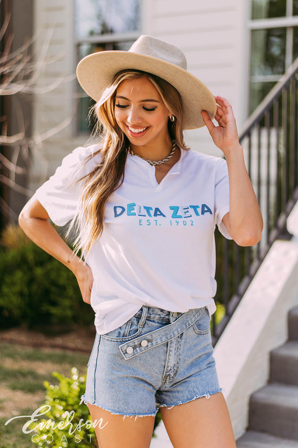Delta Zeta Recruitment Notch Tee