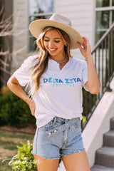 Delta Zeta Recruitment Notch Tee