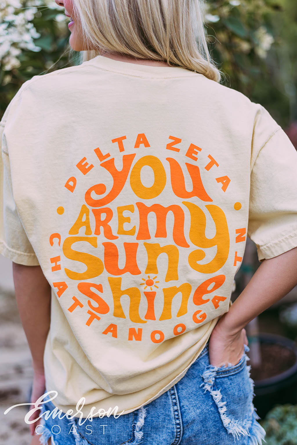 Delta Zeta You Are My Sunshine Moms Day Tee