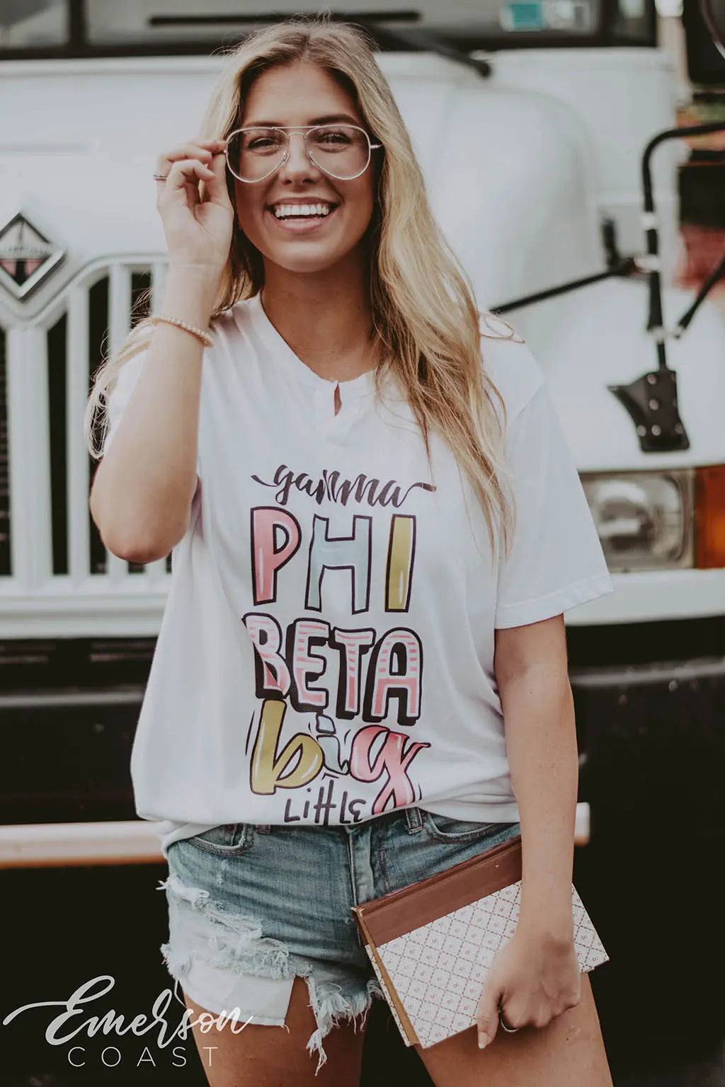 Gamma Phi Beta Big Little Notch Tee