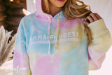 Gamma Phi Beta Tie Dye Corduroy Hoodie