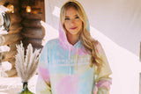 Gamma Phi Beta Tie Dye Corduroy Hoodie