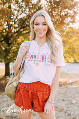 Gamma Phi Beta PR Doodle Notch Tee