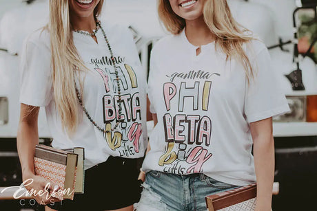 Gamma Phi Beta Big Little Notch Tee