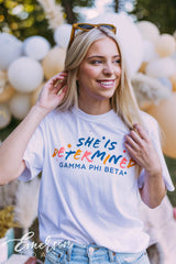 Gamma Phi Beta She is Strong/Determined/Brave Tshirt