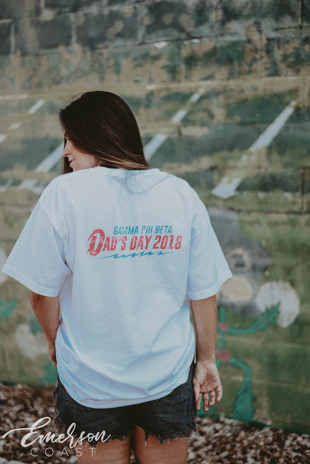 Gamma Phi Beta Dad's Day Retro Tee