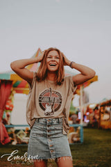 Gamma Phi Beta Retro Guitar Tee