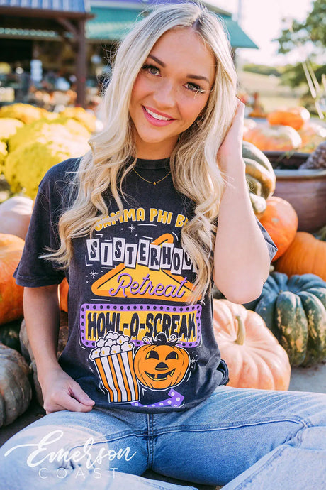 Gamma Phi Epsilon Sisterhood Howl-O-Scream Tee