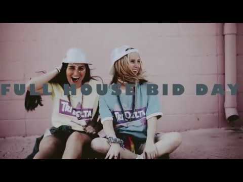 Tri Delta Full House Bid Day Ringer Tee