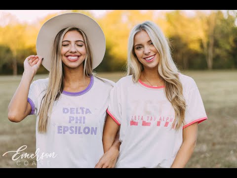 Pi Beta Phi Shooting Star Ringer Tee