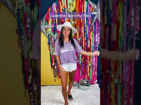 Tri Sigma Recruitment Lavender Henley