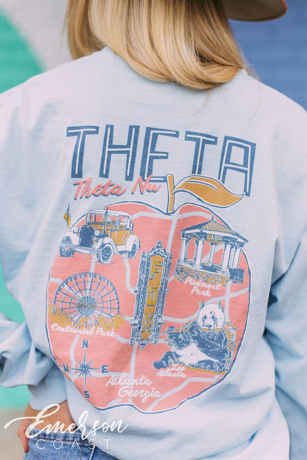 Kappa Alpha Theta Georgia Long Sleeve Tee