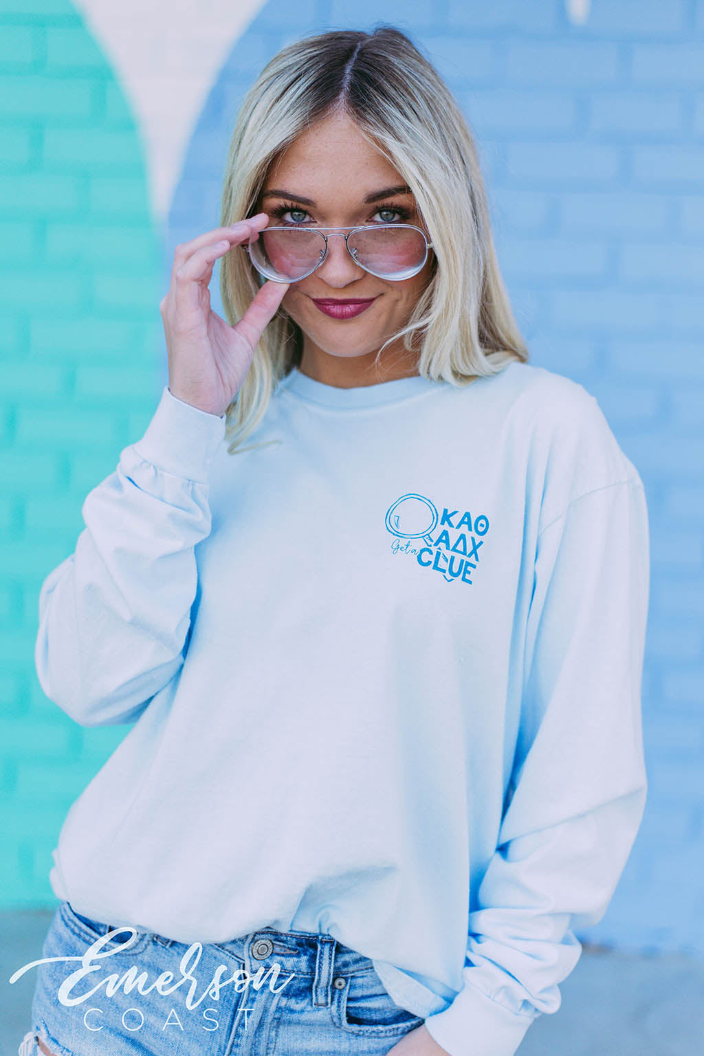 Kappa Alpha Theta Get A Clue Date Party Tee