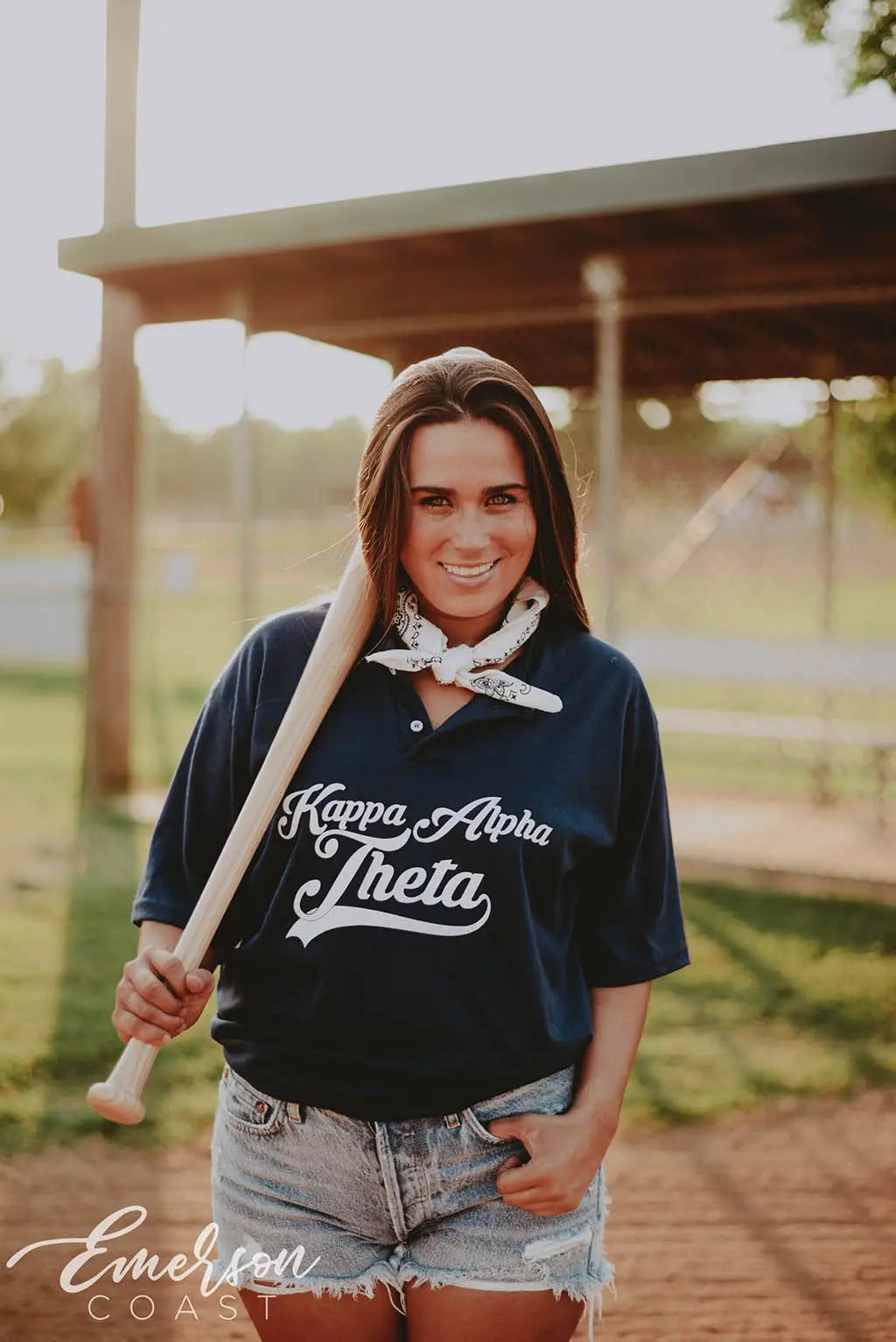 Kappa Alpha Theta Baseball PR Henley