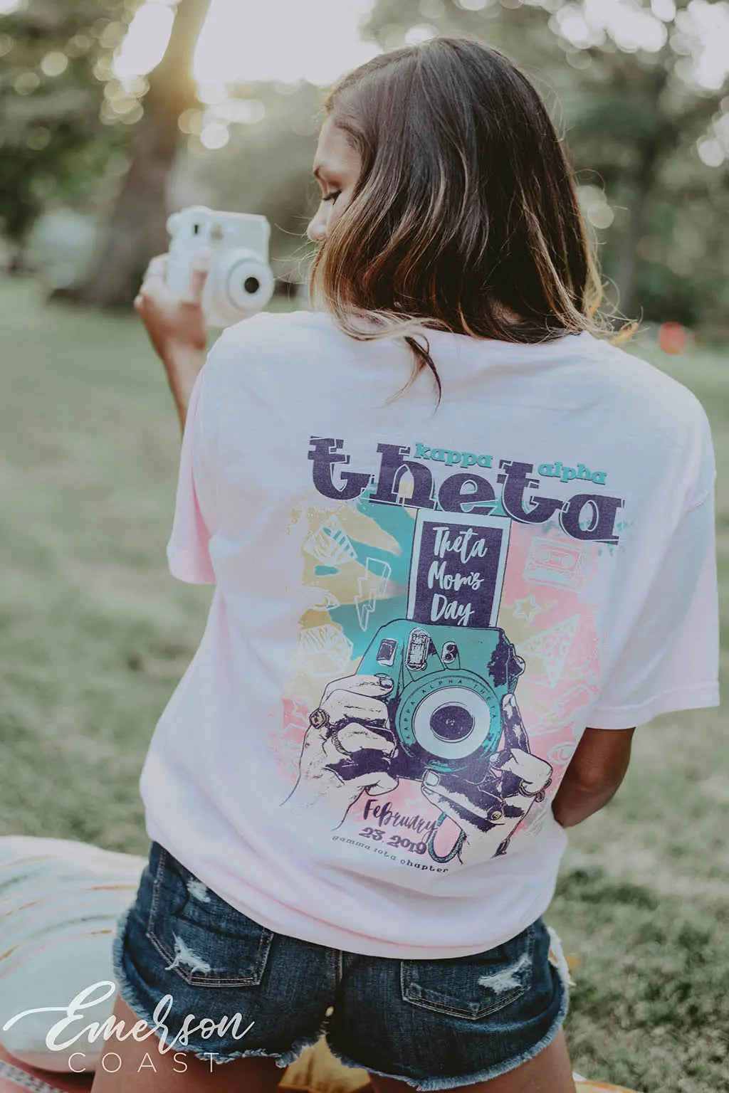 Kappa Alpha Theta Polaroid Mom's Day Tee