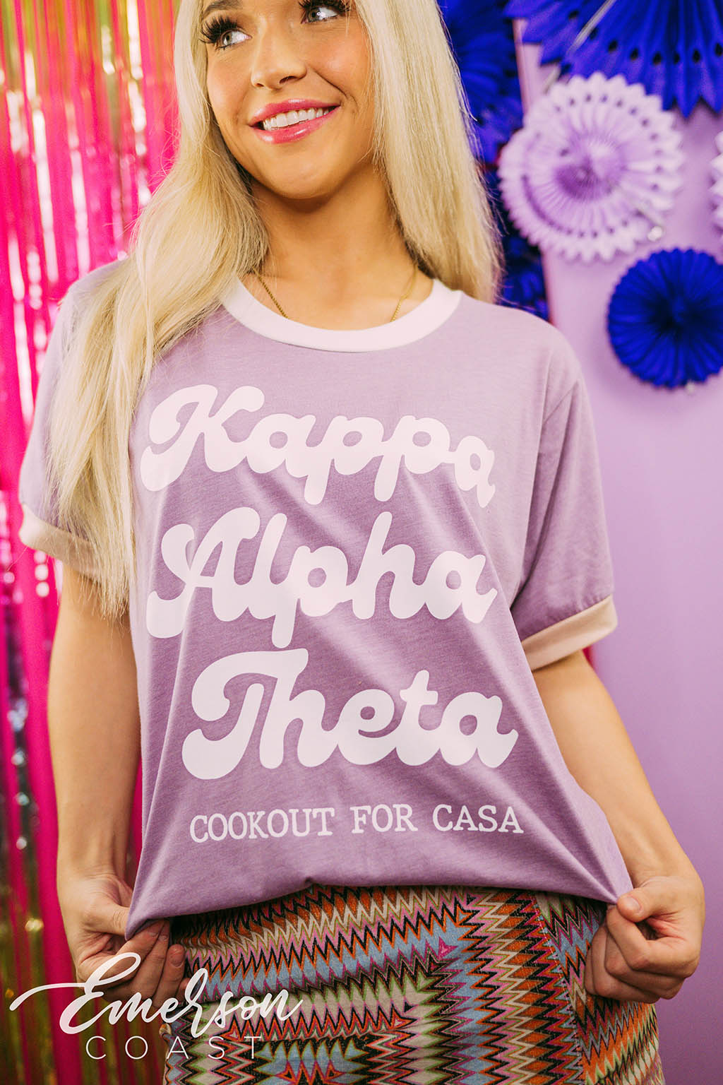 Kappa Alpha Theta Philanthropy Cookout For Casa Ringer Tee