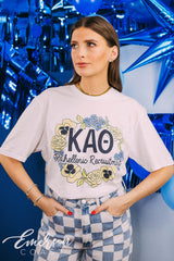 Kappa Alpha Theta Panhellenic Recruitment Floral Tee