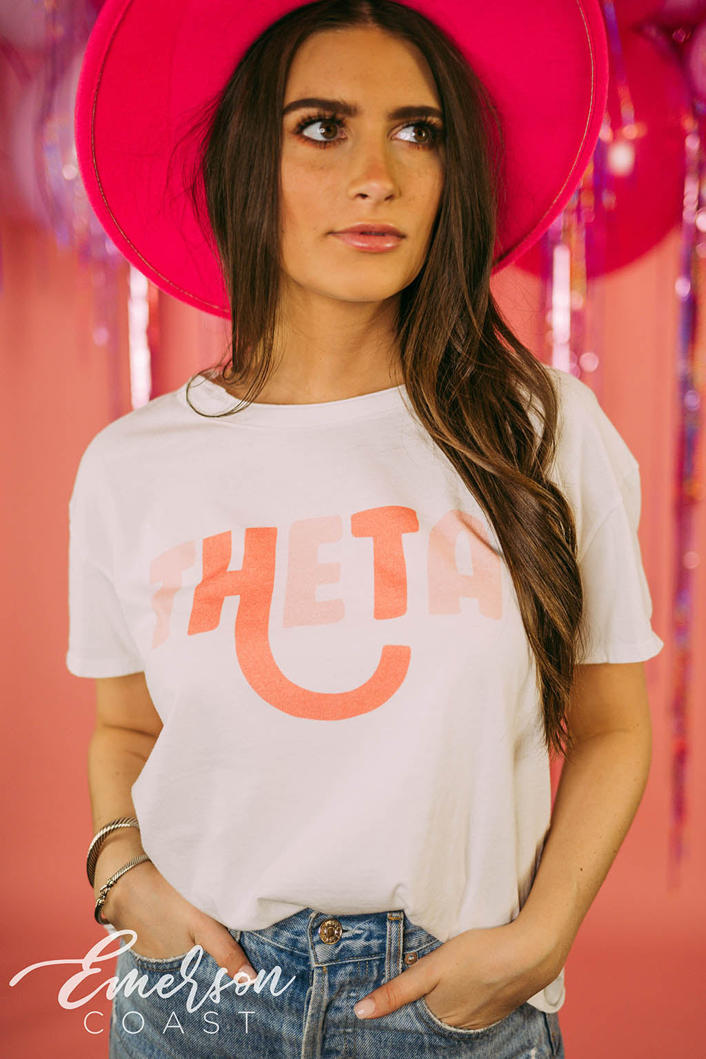 Theta Colorful Recruitment Tee