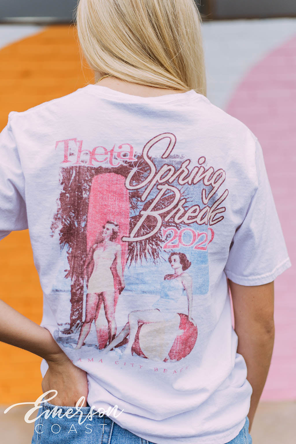 Kappa Alpha Theta Vintage Beach Spring Break Tee