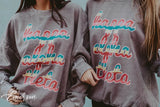 Kappa Alpha Theta Colorful PR Bomber Sweatshirt
