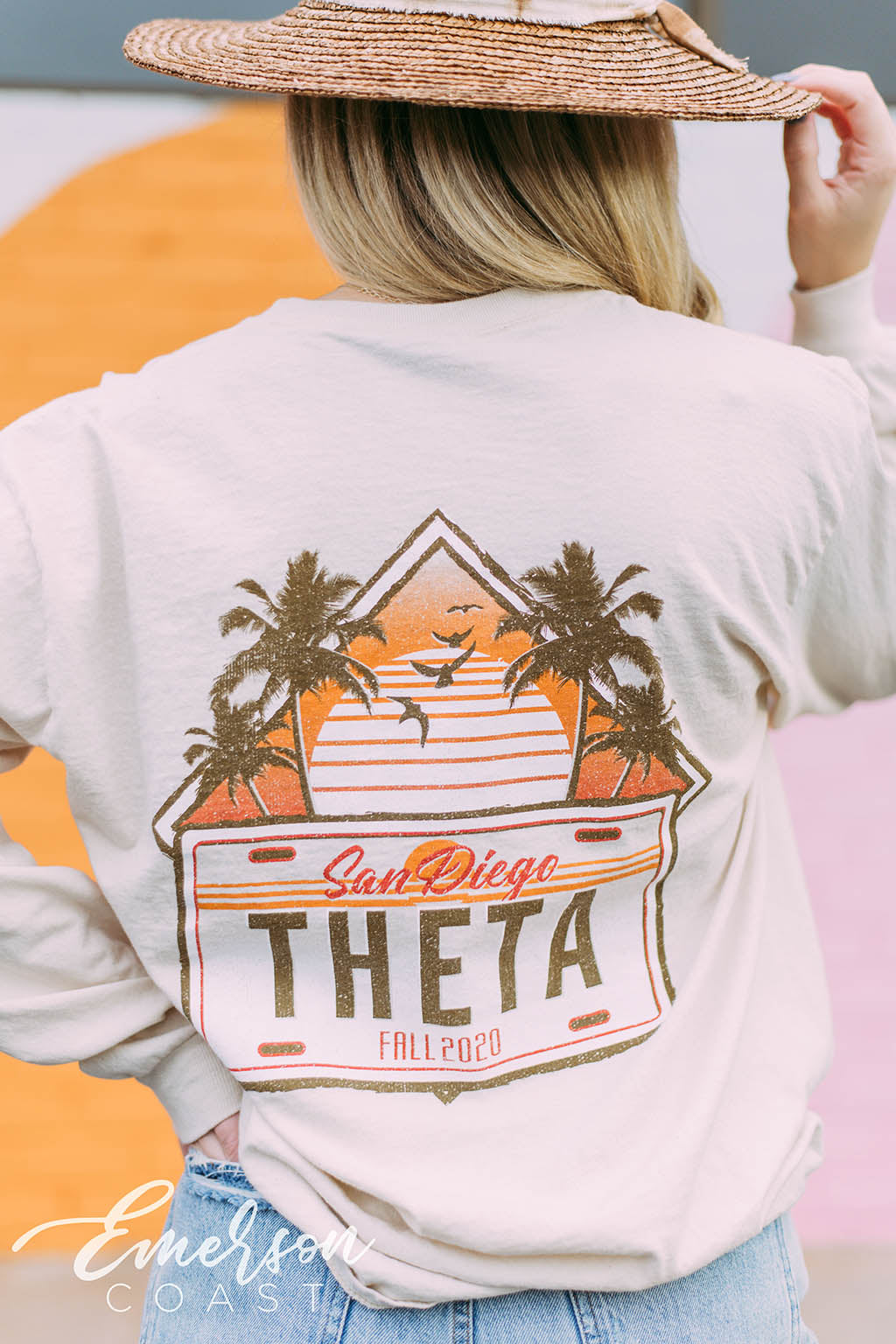 Kappa Alpha Theta San Diego Long Sleeve Tshirt