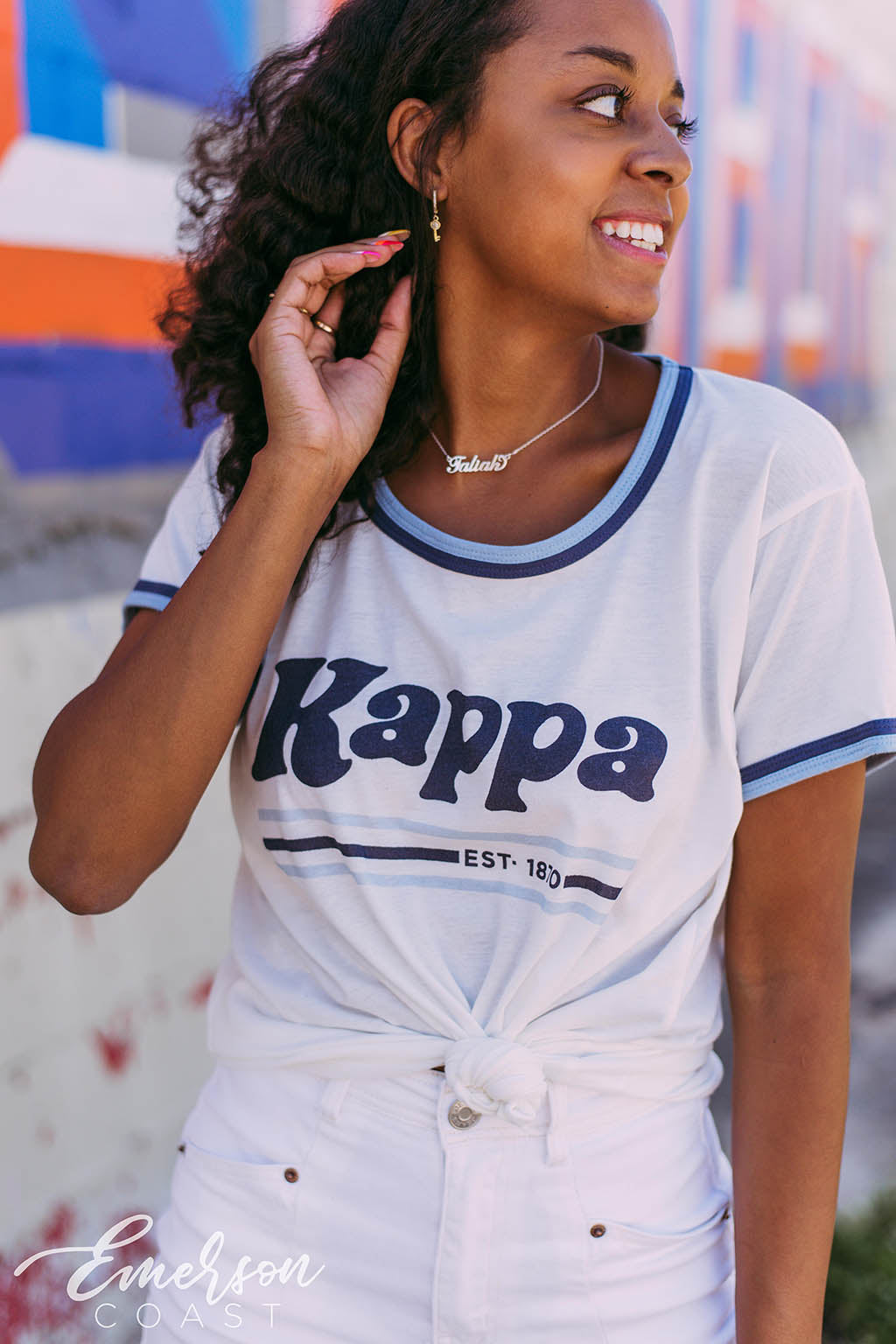 Kappa Retro PR Ringer Tshirt