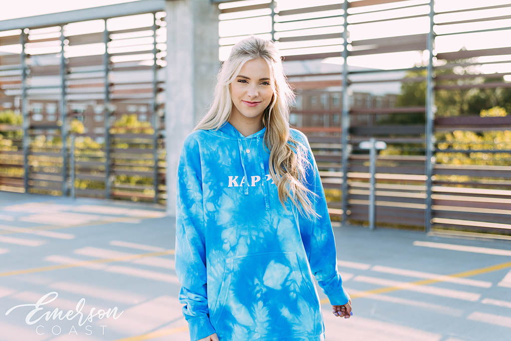 Kappa Blue Tie Dye PR Hoodie