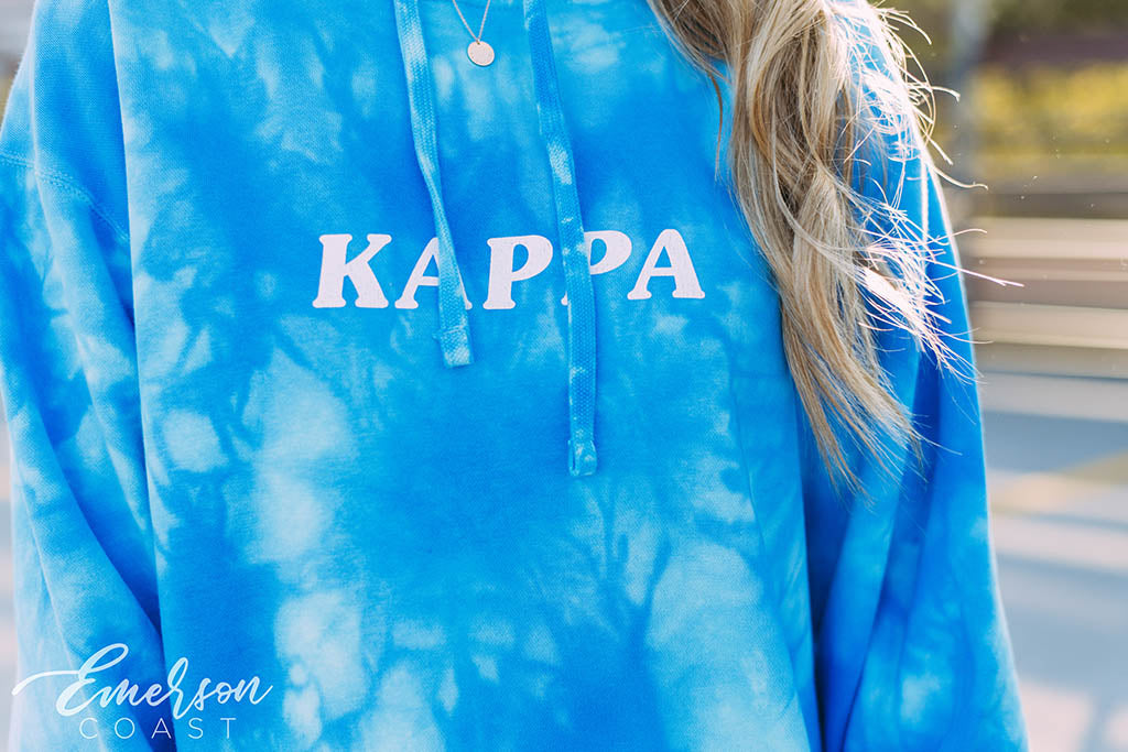 Kappa Blue Tie Dye PR Hoodie