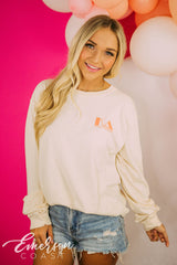 Kappa Delta White Rose Formal Long Sleeve Tee