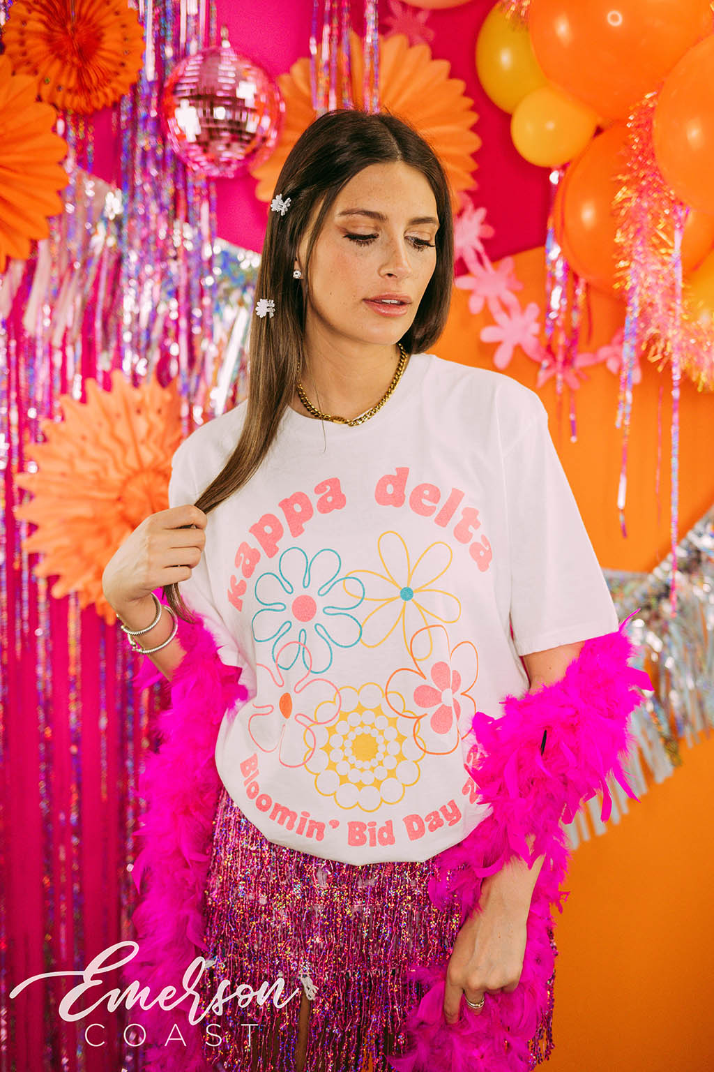 Kappa Delta Bid Day Bloomin' Flowers Tee