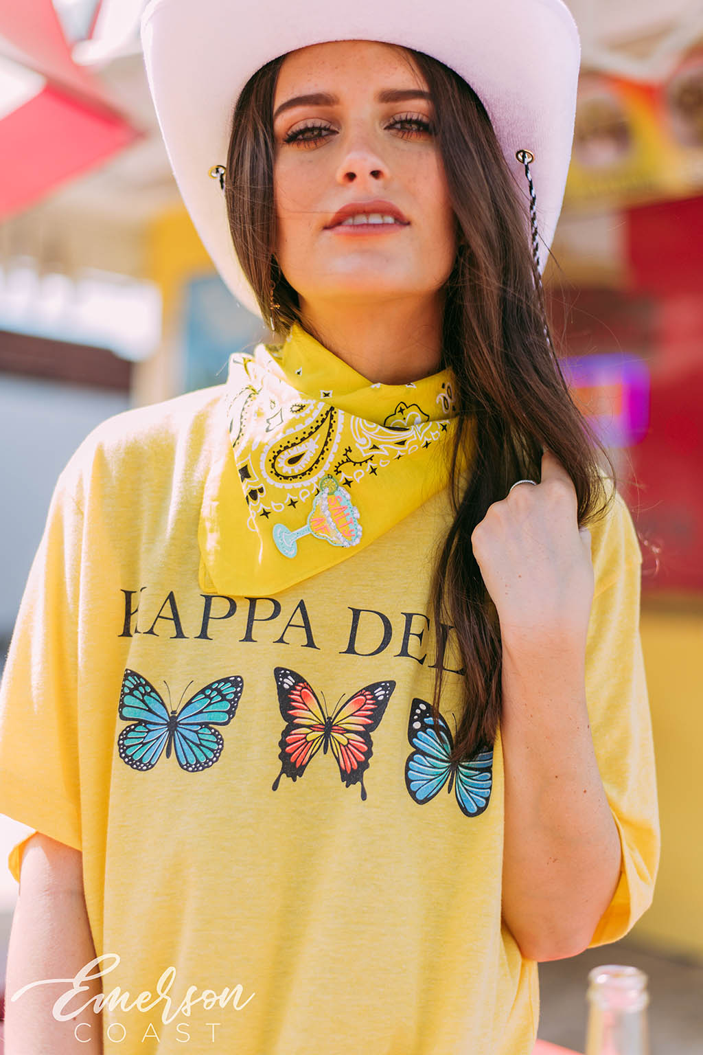 Kappa Delta Golden Hour Butterfly Tee