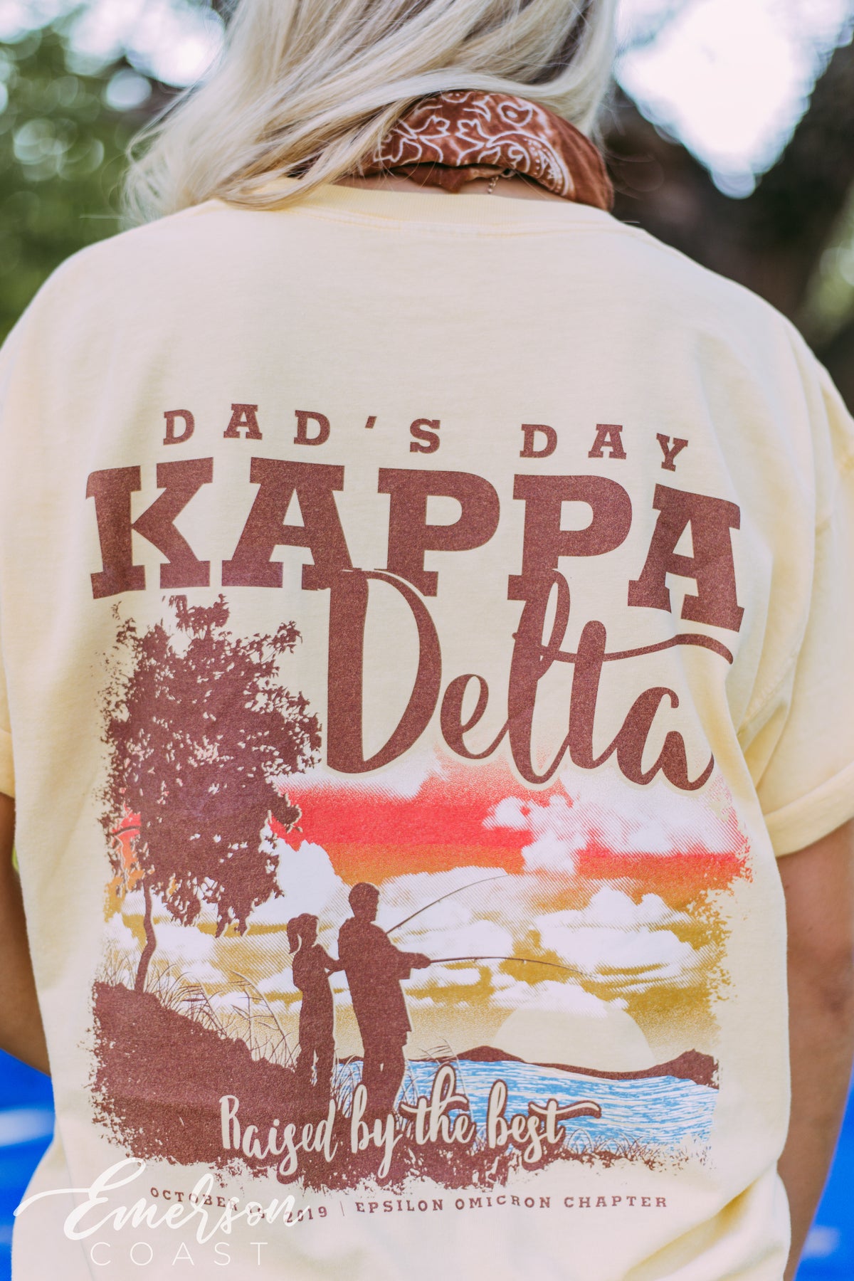 Kappa Delta Dad's Day Raised By The Best Tee